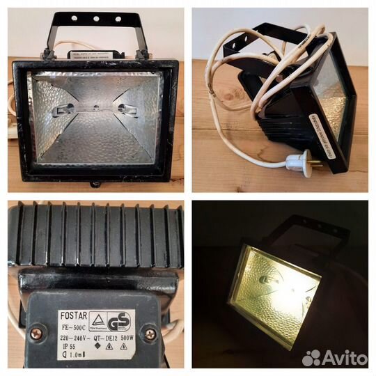 Лампы настольные, фонарь, прожектор