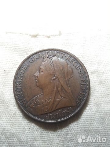 Пенни 1901. Виктория. Великобритания