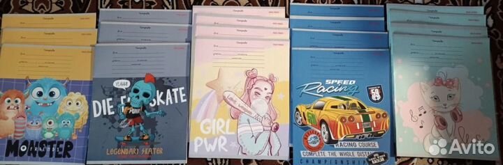 Рабочая тетрадь в косую линейку