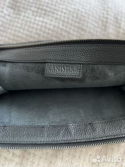 Папка чехол для ноутбука 13' Kanishka из нат кожи