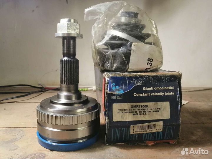 Шрус наружний mercedes vito