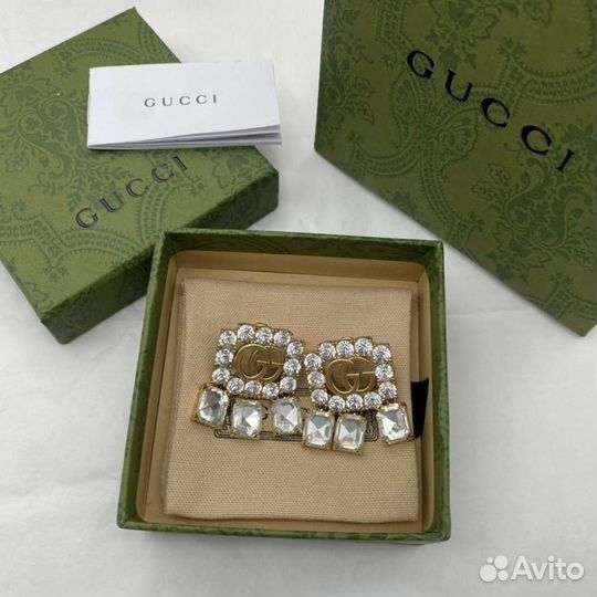 Серьги gucci