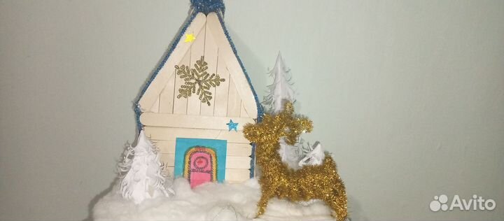 Новогодняя поделка в садик и школу