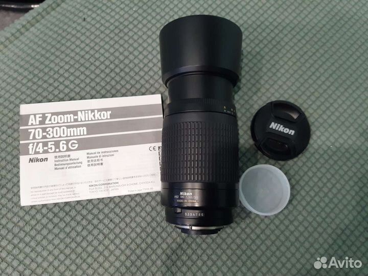 Объектив Nikon 70-300mm f/4-5.6G Zoom-Nikkor