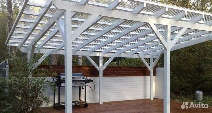 Профилированный поликарбонат для крыши