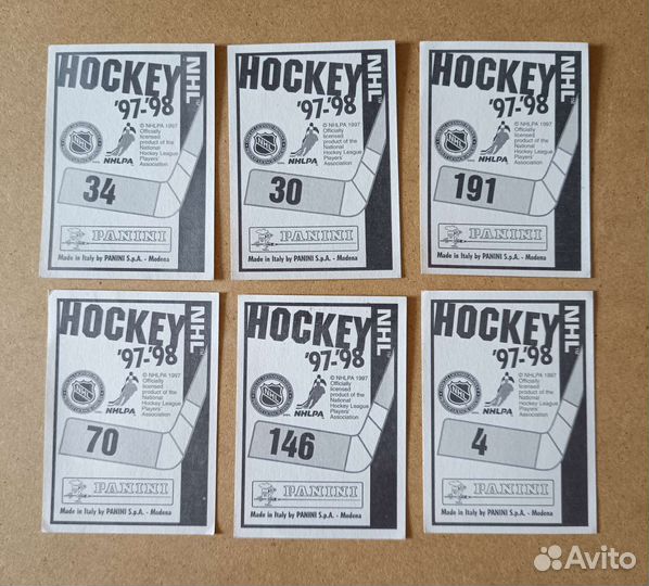 Карточки и наклейки футбол хоккей 90
