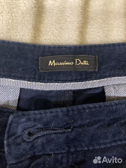 Massimo dutti бархатные брюки