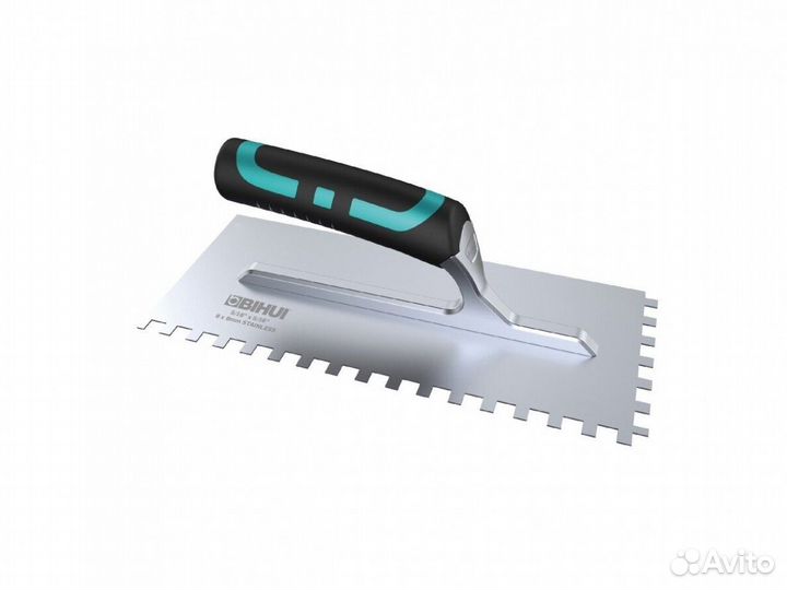 Шпатели bihui металлические зубчатые набор из 6 шт