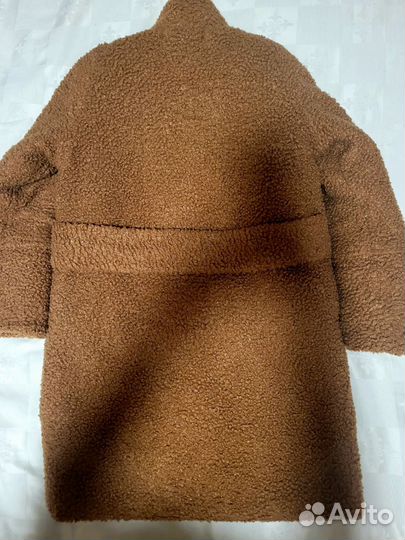 Пальто тедди для девочки 140