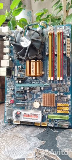 775 Материнка + проц + память