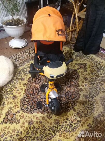 Детский велосипед с ручкой бу