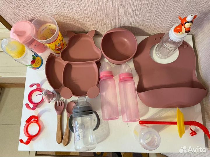 Силиконовая детская посуда/ в доставке