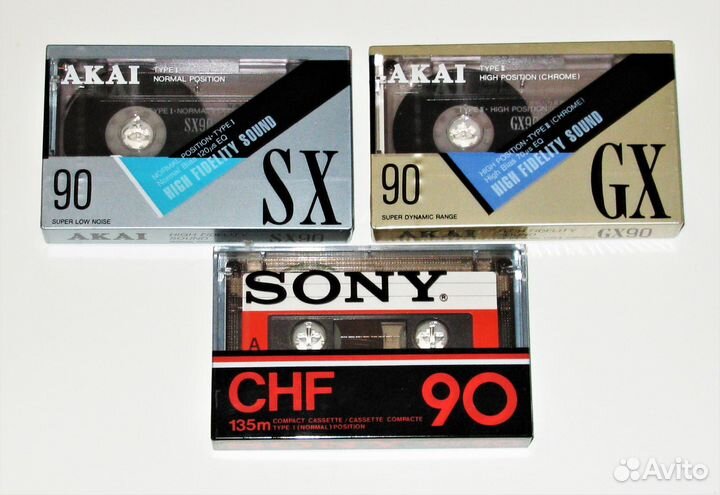 Кассеты запечатанные