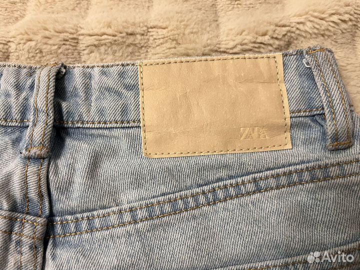 Джинсы zara mom fit 32