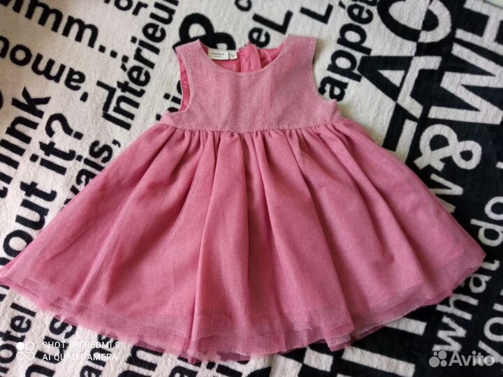 Платье нарядное для девочки на годик 80