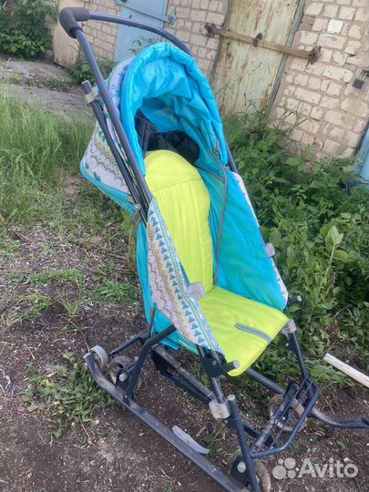 Коляска санки