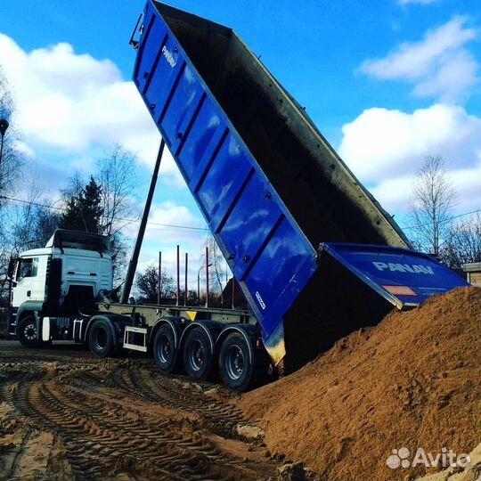 Песок карьерный с доставкой