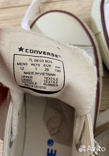 Кеды converse новые детские 29 размер