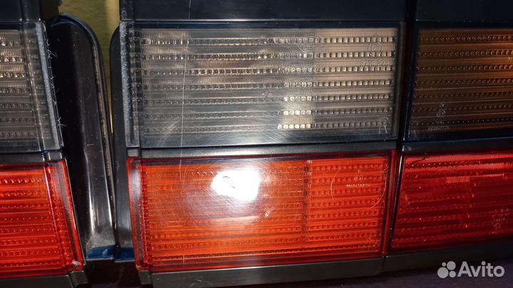 Hella red black passat b3