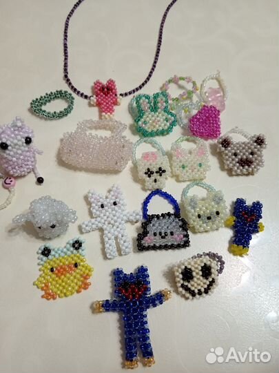 Кольца из бисера под заказ