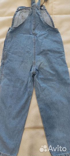 Джинсовый комбинезон для девочки 116