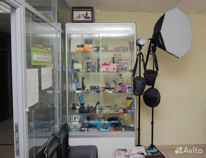 Светильник с софтбоксом 50х70, лампой и стойкой