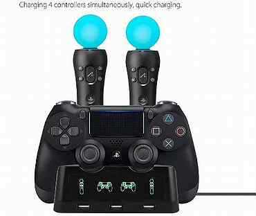 Заоядная станция для ps move и dualshock 4 PS4