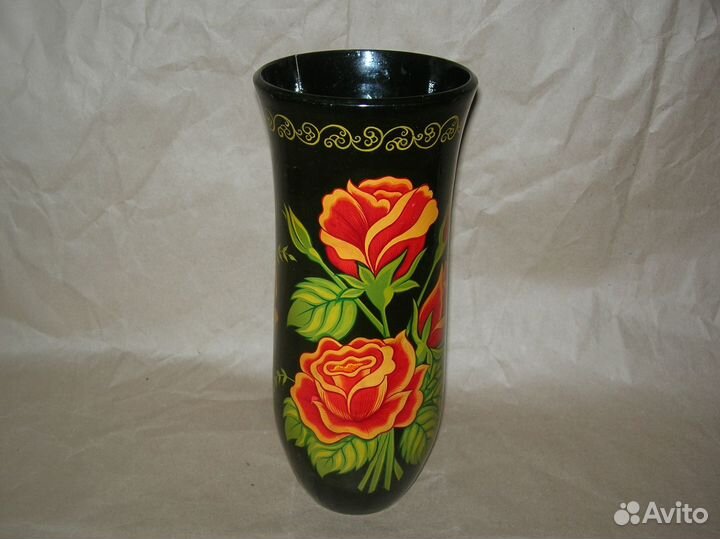 Деревянная ваза урна пепельница кашпо горшок ведро