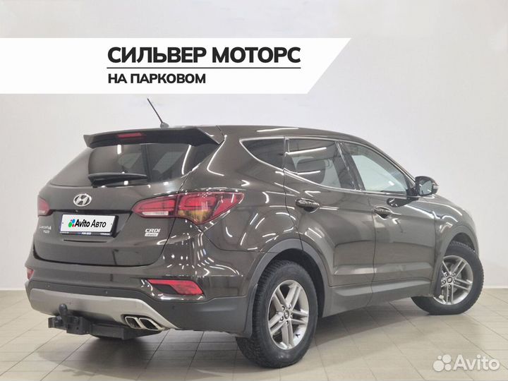 Hyundai Santa Fe 2.2 AT, 2016, 145 000 км