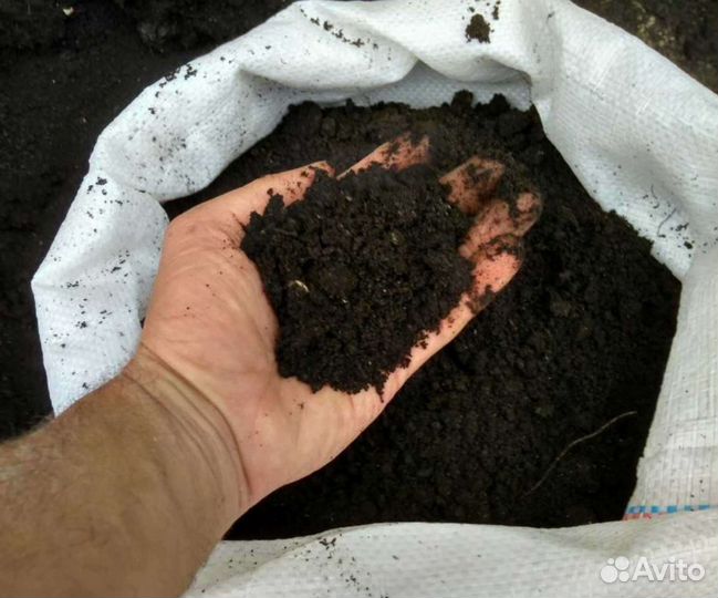 Чернозем в мешках и россыпью