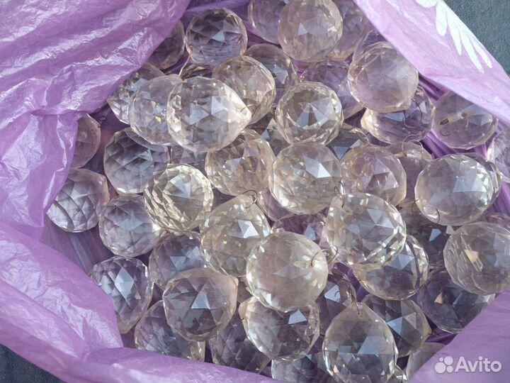 Хрустальные шары для люстры СССР