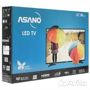 Телевизор LED Asano 32LH1010T черный
