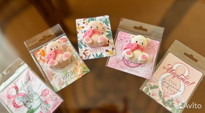 Мыло ручной работы. Подарок. Сувенир. Мишка