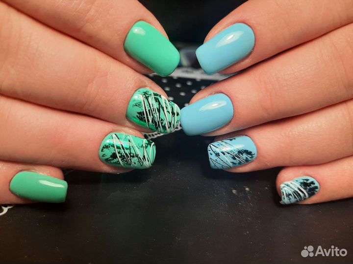 Маникюр,гель лак,шеллак на дому