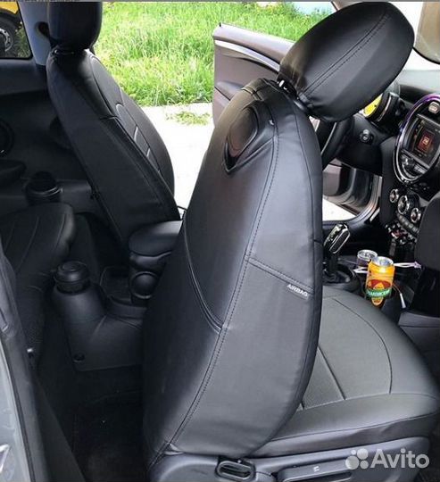 Авточехлы экокожа на Mini Cooper S от Автопилот