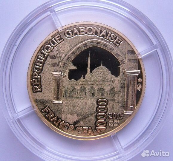 10000 франков 2015 г., ммд, Сердце Чечни, Золото