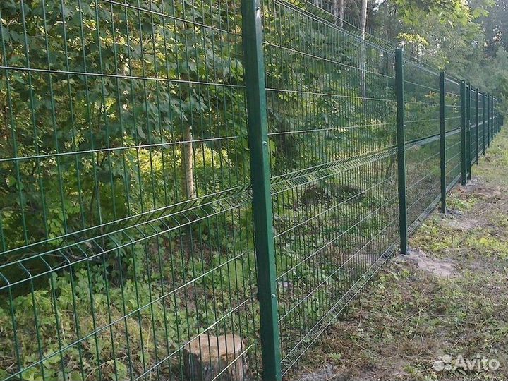 Забор из 3д сетки под ключ
