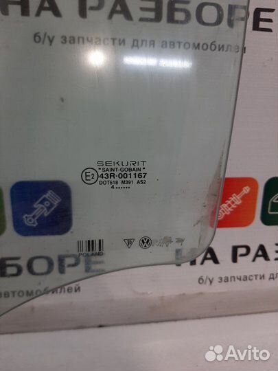 Стекло двери заднее левое Porsche Cayenne