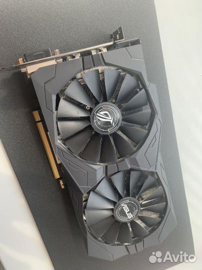 Видеокарта RX 570 8gb asus ROG strix