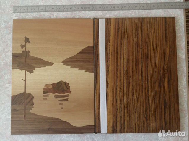 Папка адресная деревянная времен СССР