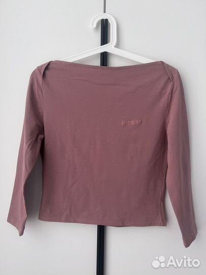 Лонгслив топ боди футболка moschino jeans винтаж