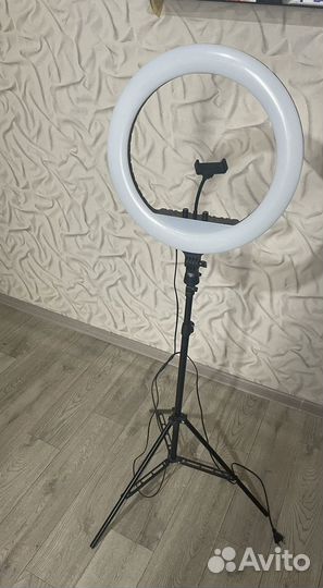 Кольцевая лампа со штативом 45 см