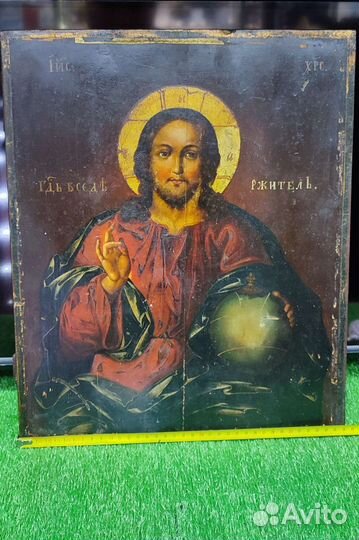 Икона Господь Вседержитель 19в