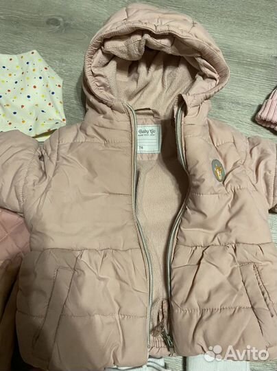 Вещи пакетом для девочки 74 80