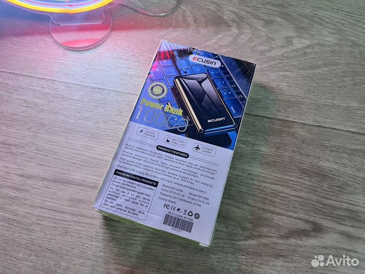 Внешний аккумулятор Power Bank 10000 mAh