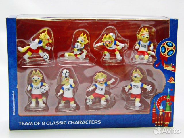 Забивака 2018г и волк забивака В коробке (16см)