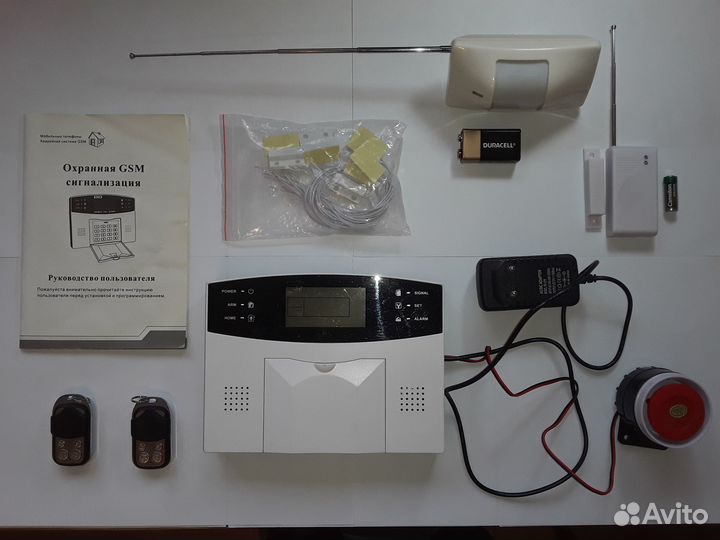 Беспроводная охранная (пожарная) GSM сигнализация