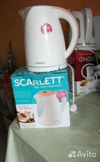 Подароч чайник-Скарлет.Энергия и простой нов торг
