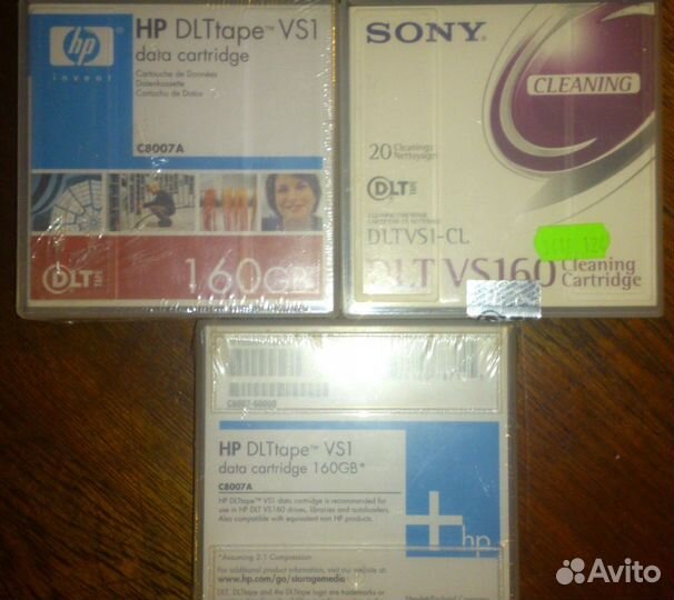 Катриджи для стриммеров DLTtape VS1