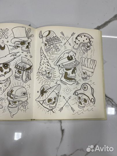 Авторская тату раскраска The tattoo colouring book